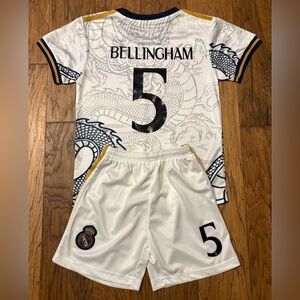 Jude Bellingham Kids Jersey Soccer Set Real Madrid Dragon Special Edition NWT